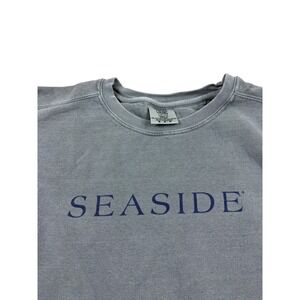 Comfort Colors Seaside Florida beach crewneck sweatshirt Pullover Gray Women's S